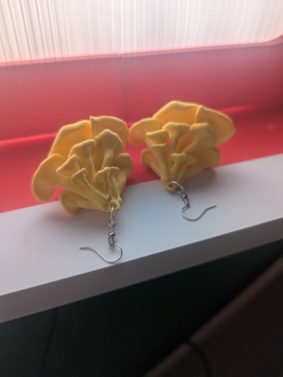 Golden Oyster Mushroom Cluster